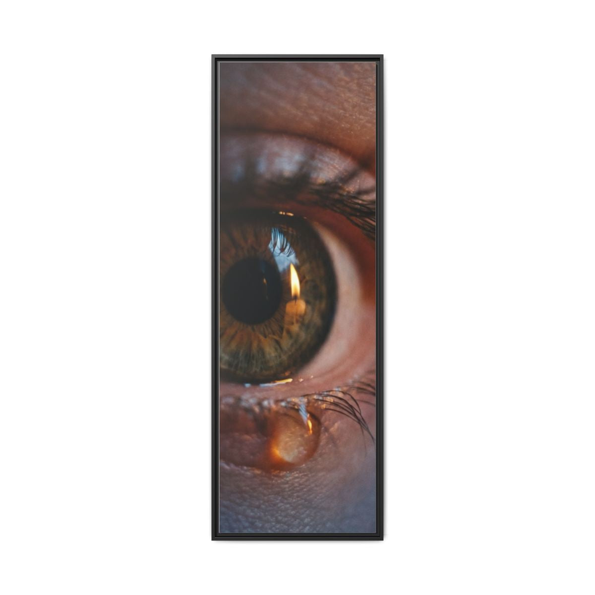 Framed Matte Canvas - Mystic Eye — Black / 1.25"