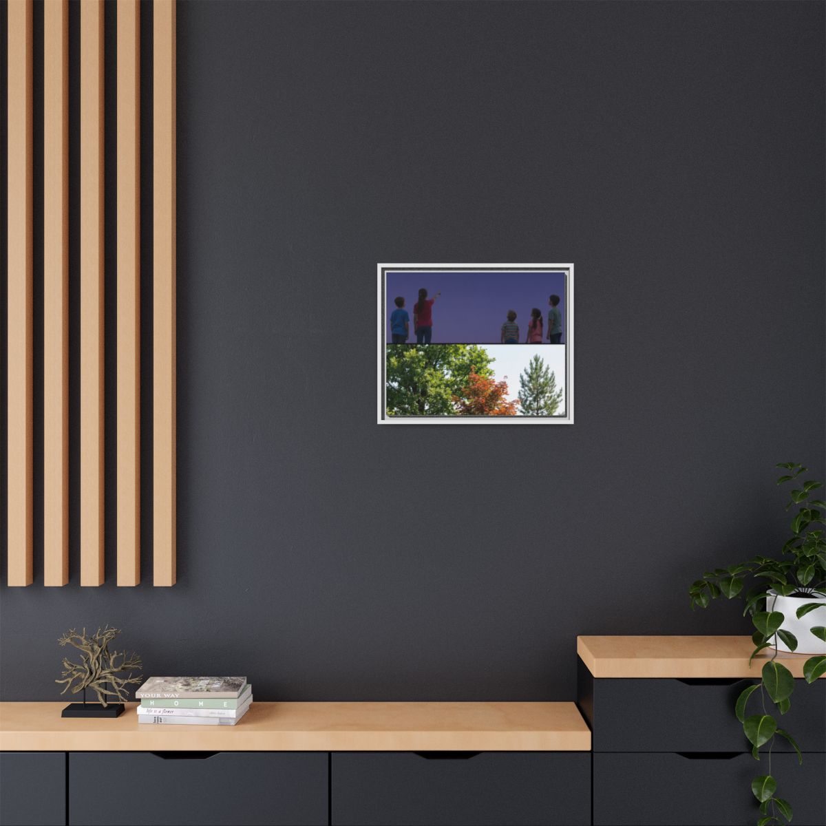 Framed Matte Canvas - Discovery — White / 1.25"