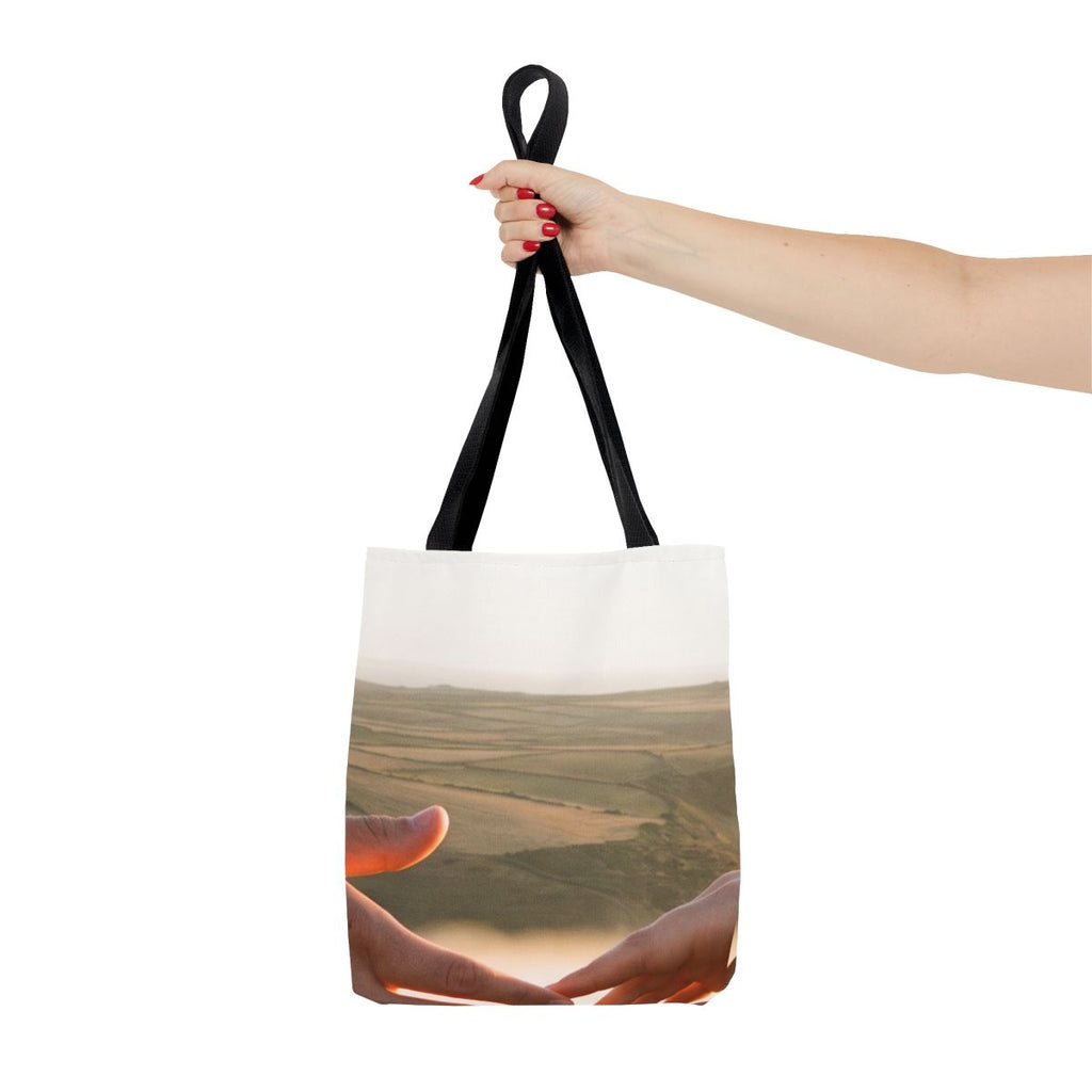 Tote Bag - The Infinite Touch | Ethereal Coastal Art |...