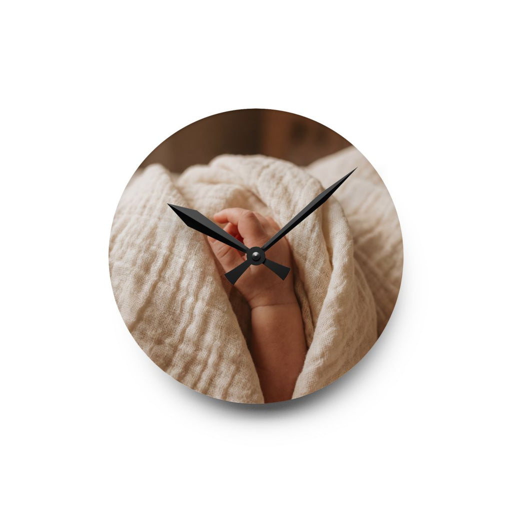 Acrylic Wall Clock - Peaceful Moments
