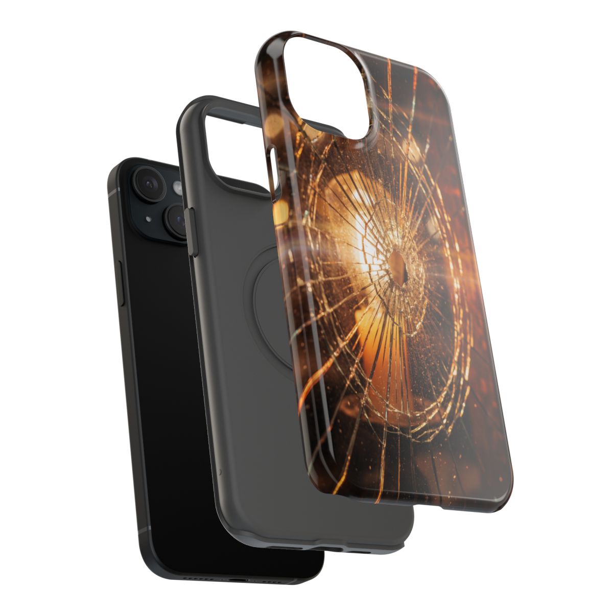 Impact-Resistant Case - Shattered Amber