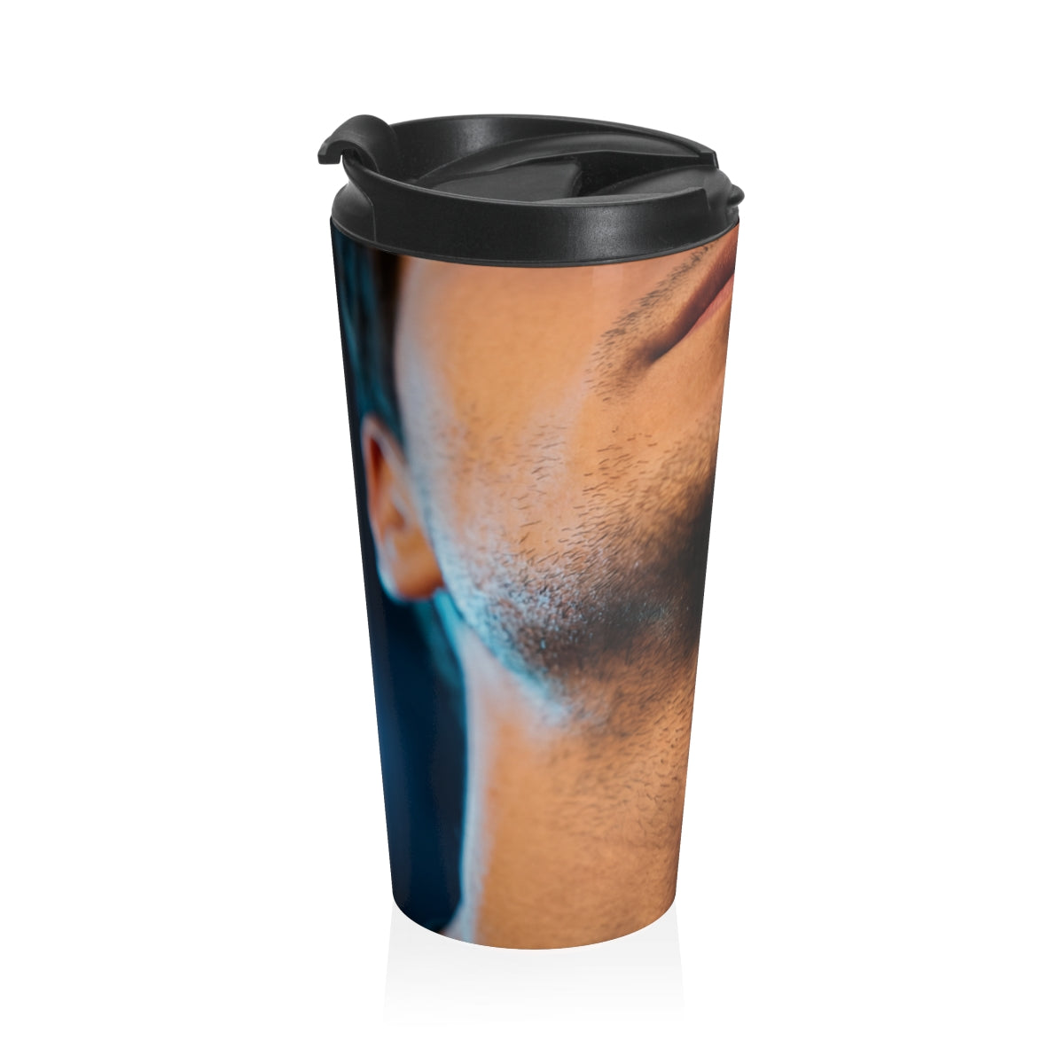 Stainless Steel Travel Mug - Neon Commute