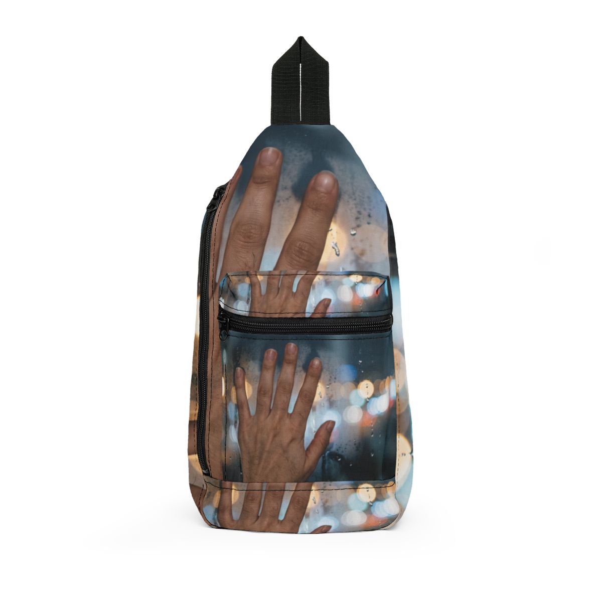 Rainy City Window Sling Bag
