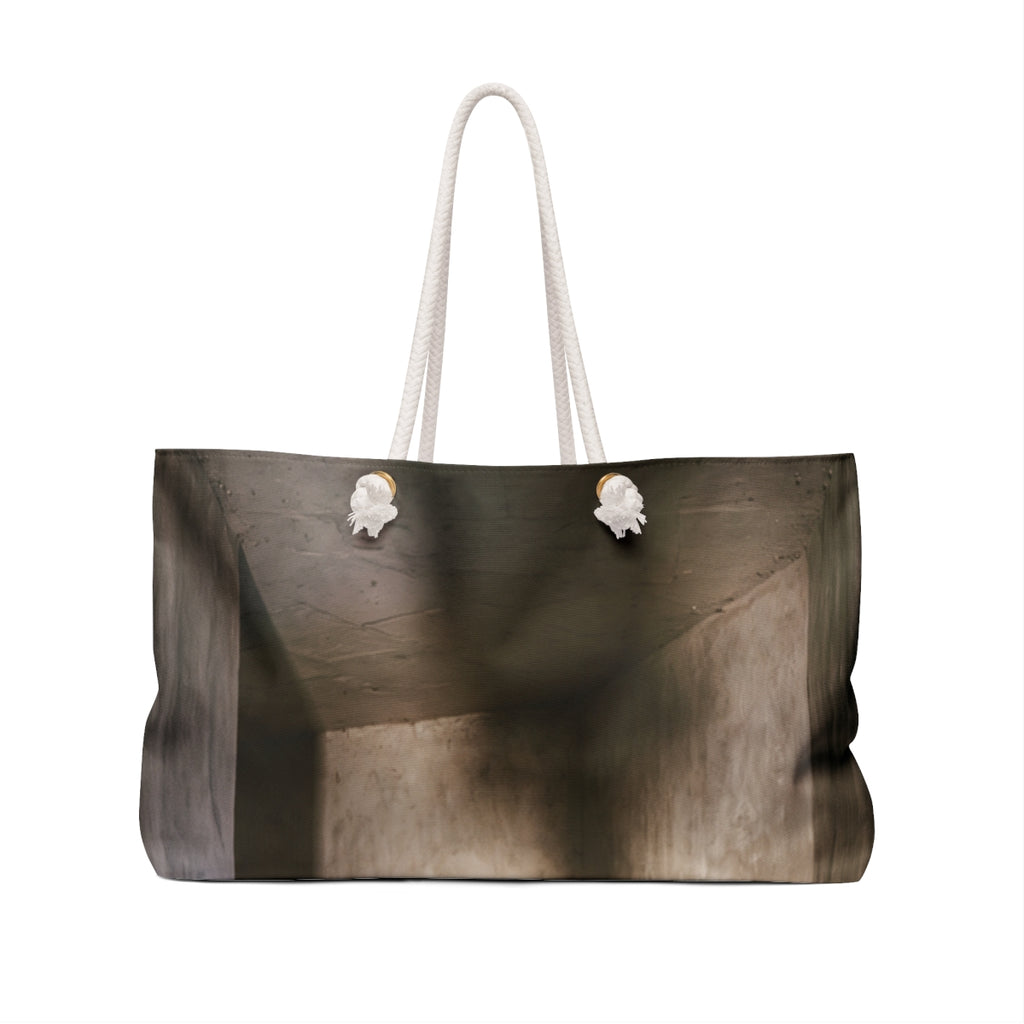 Weekender Bag - Shadows of the Citadel moody architectural...
