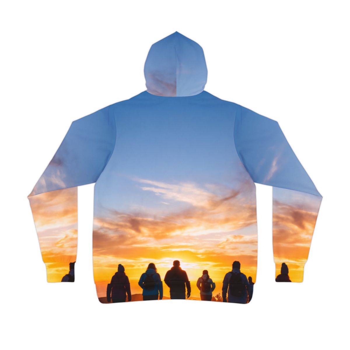Athletic Hoodie - Golden Horizon Flow