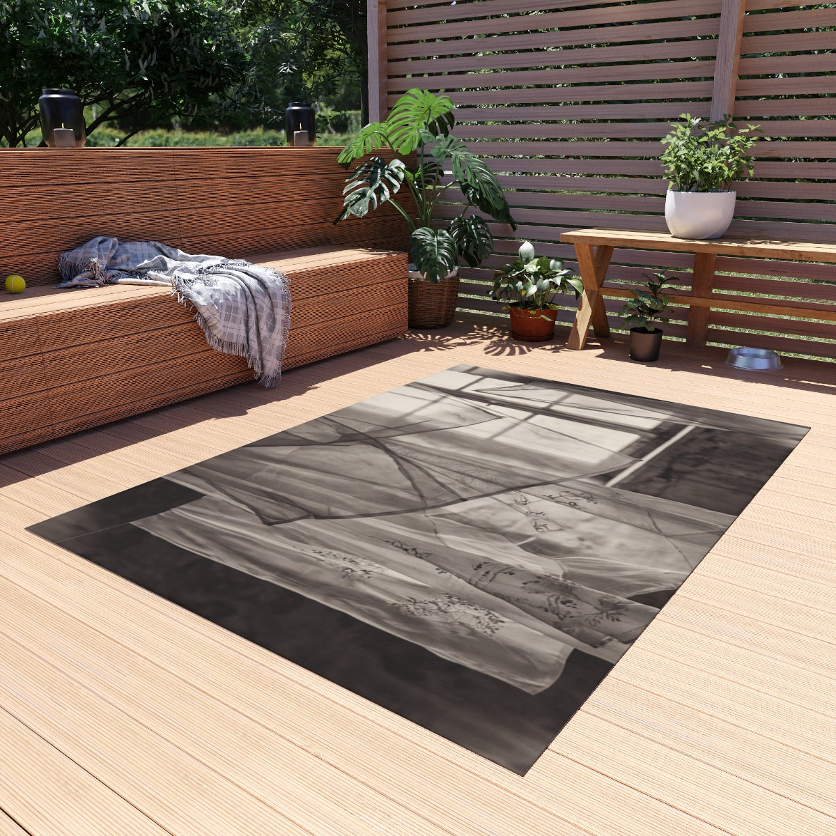 Outdoor Rug - Spectral Veils | Echovira Gallery