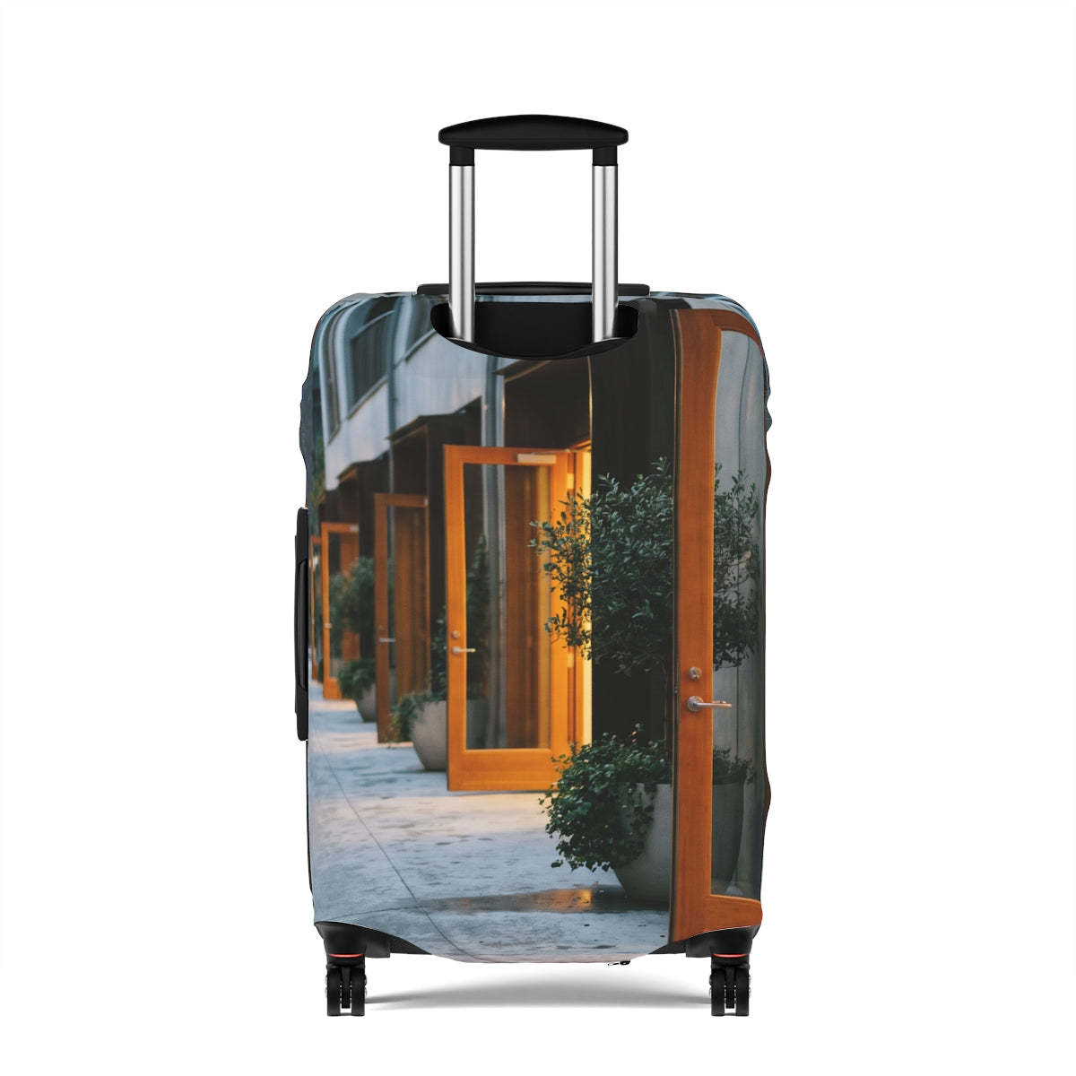 Luggage Cover - Twilight Promenade Guard | Echovira Gallery