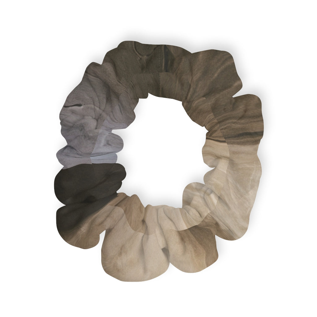 Scrunchie - Shadows of the Citadel moody architectural print...