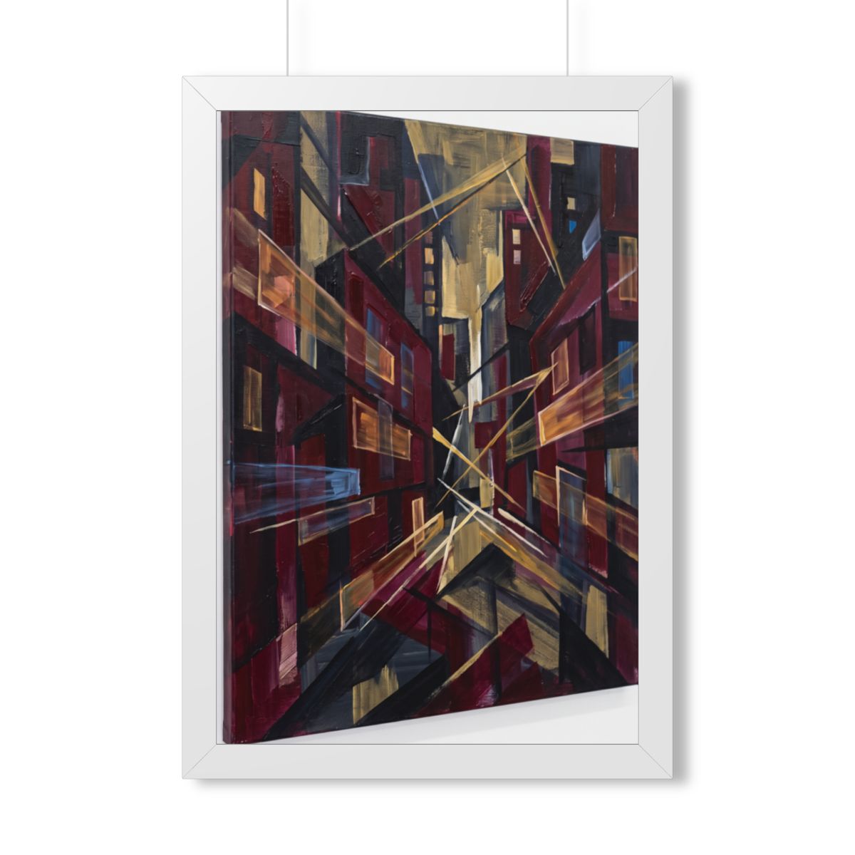 Framed Vertical Poster - Urban Perspective (11×14, 12×16......