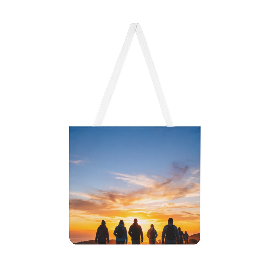 Schultertasche – Epischer Berg im Morgengrauen