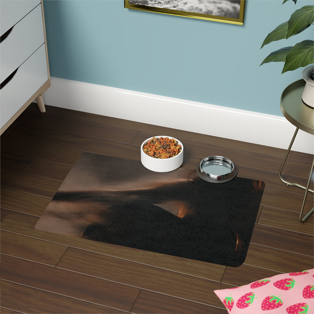 Pet Food Mat 12x18 - Midnight Melody | Echovira Gallery