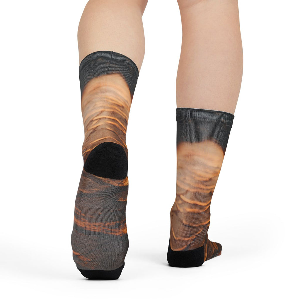 Sublimation Socks - Cracked Earth Socks | Echovira Gallery
