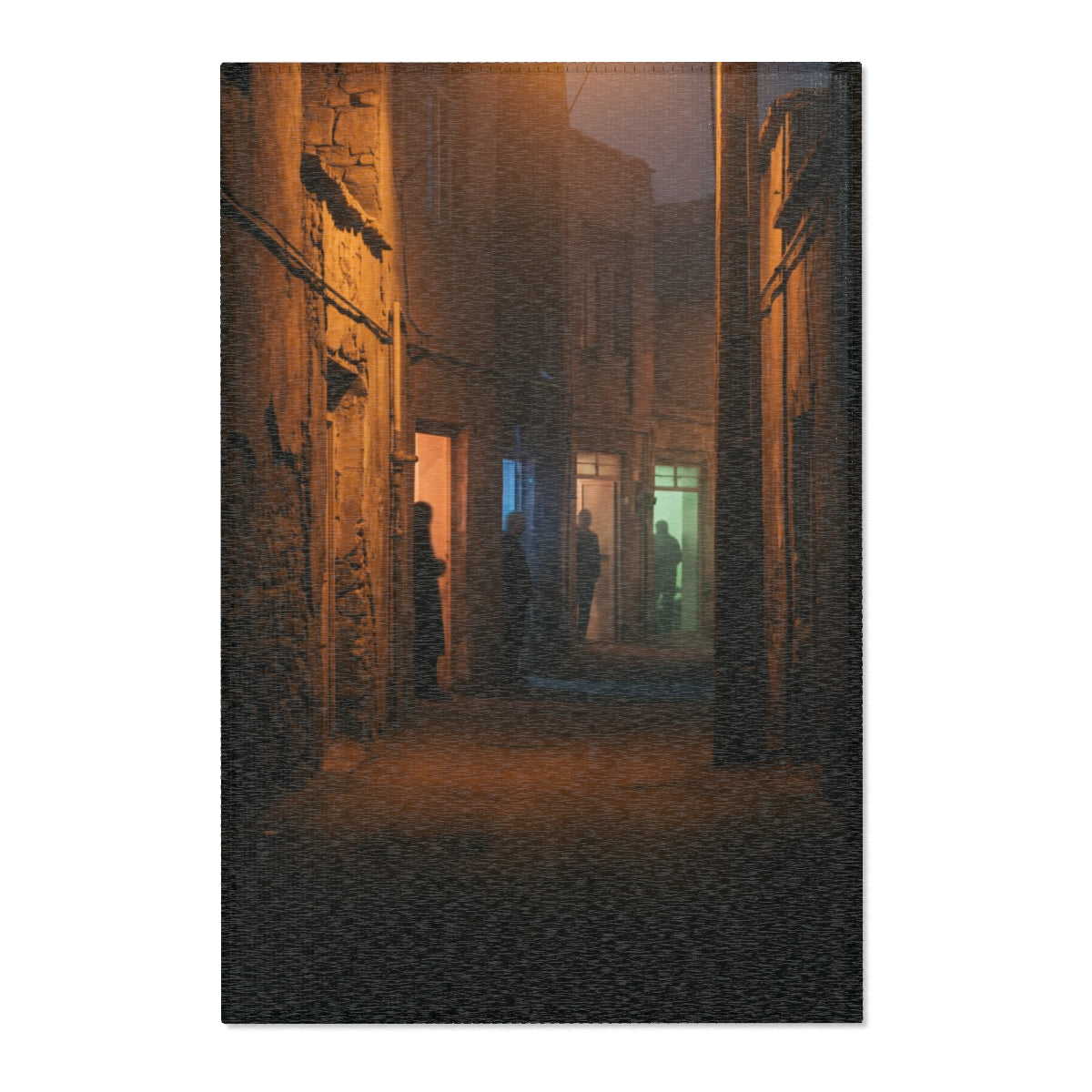 Area Rug - Midnight Alley Cozy Walkway | Echovira Gallery