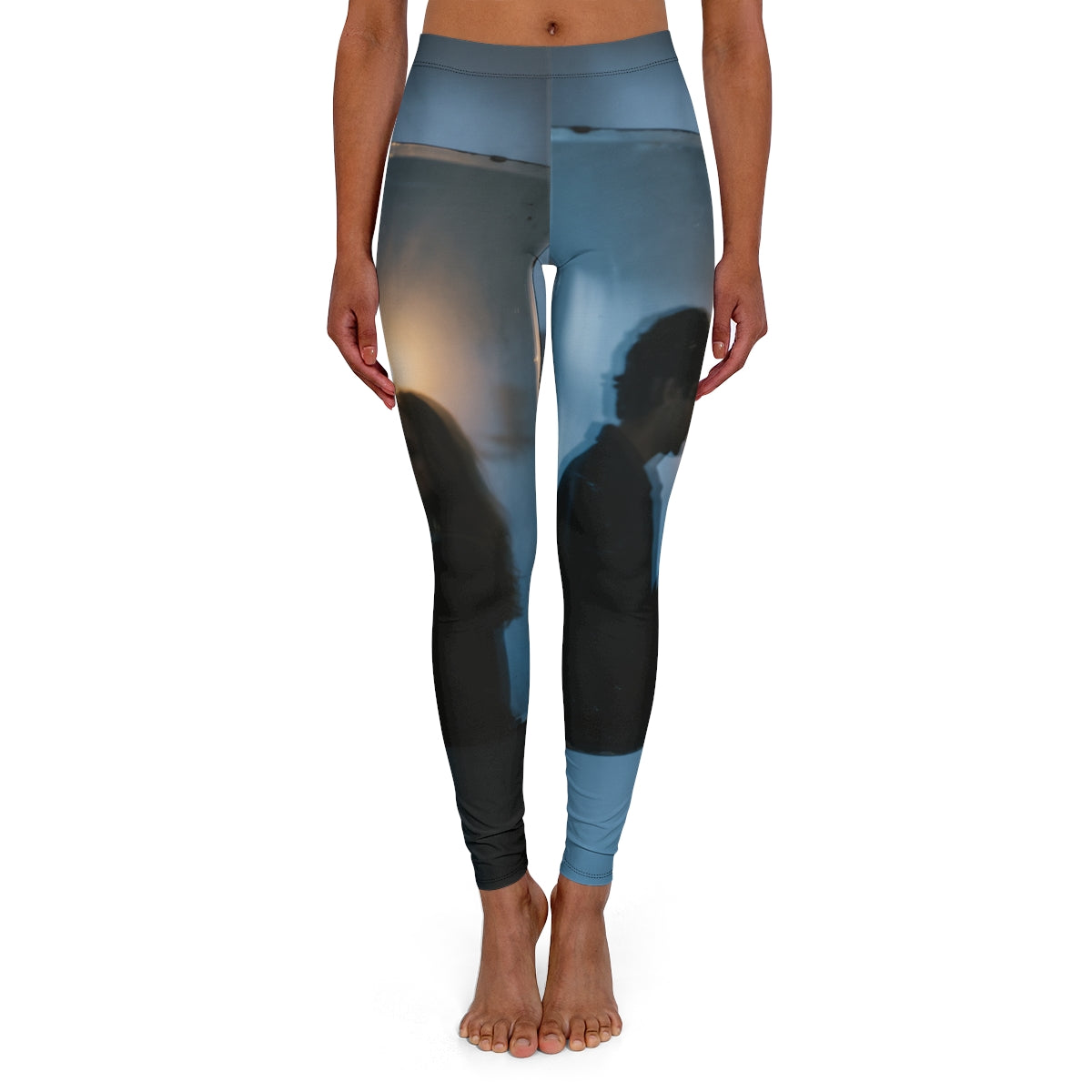 Women's Casual Spandex Leggings - Midnight Shadow Spandex......