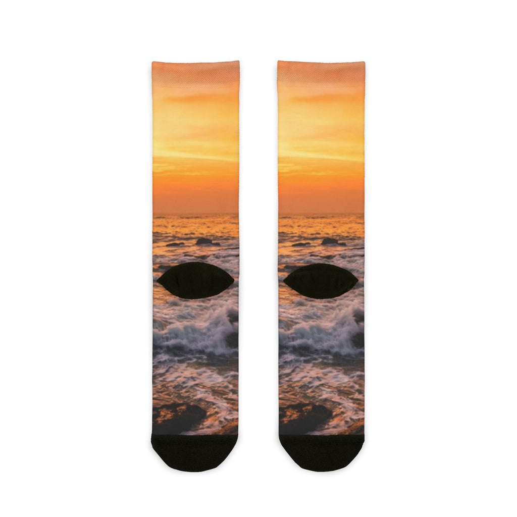 Crew Socks - Golden Hour Horizon