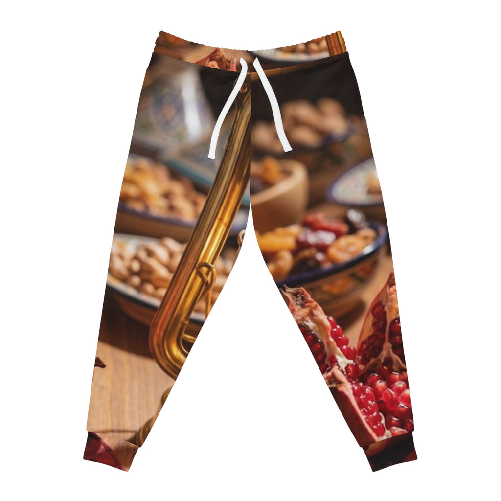 Athletic Joggers - Velvet Oasis Feast | Echovira Gallery