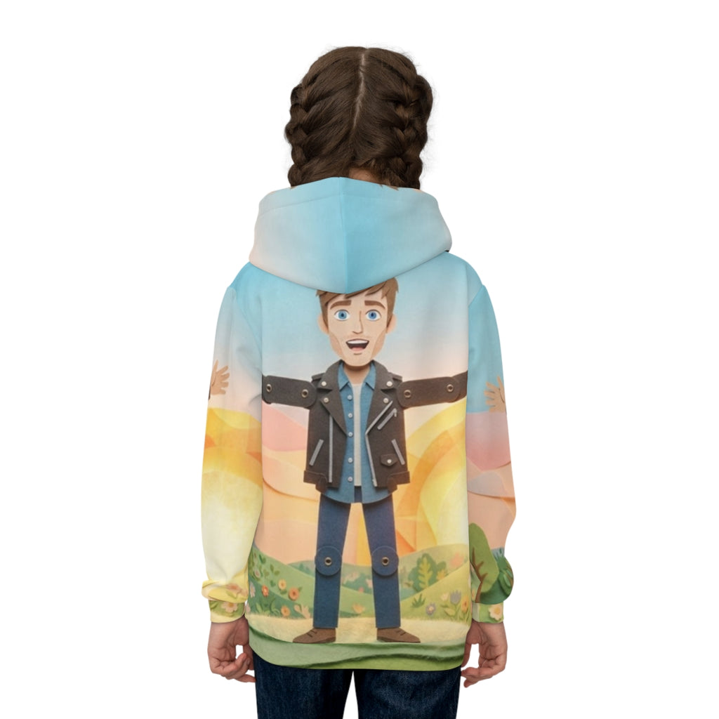 Children's Hoodie - Sunny Meadow Adventure | Echovira...