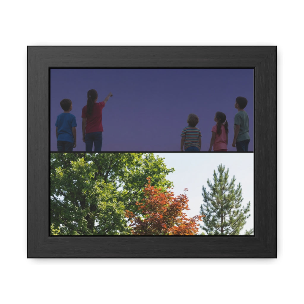 Framed Poster - Little Explorer — Landscape