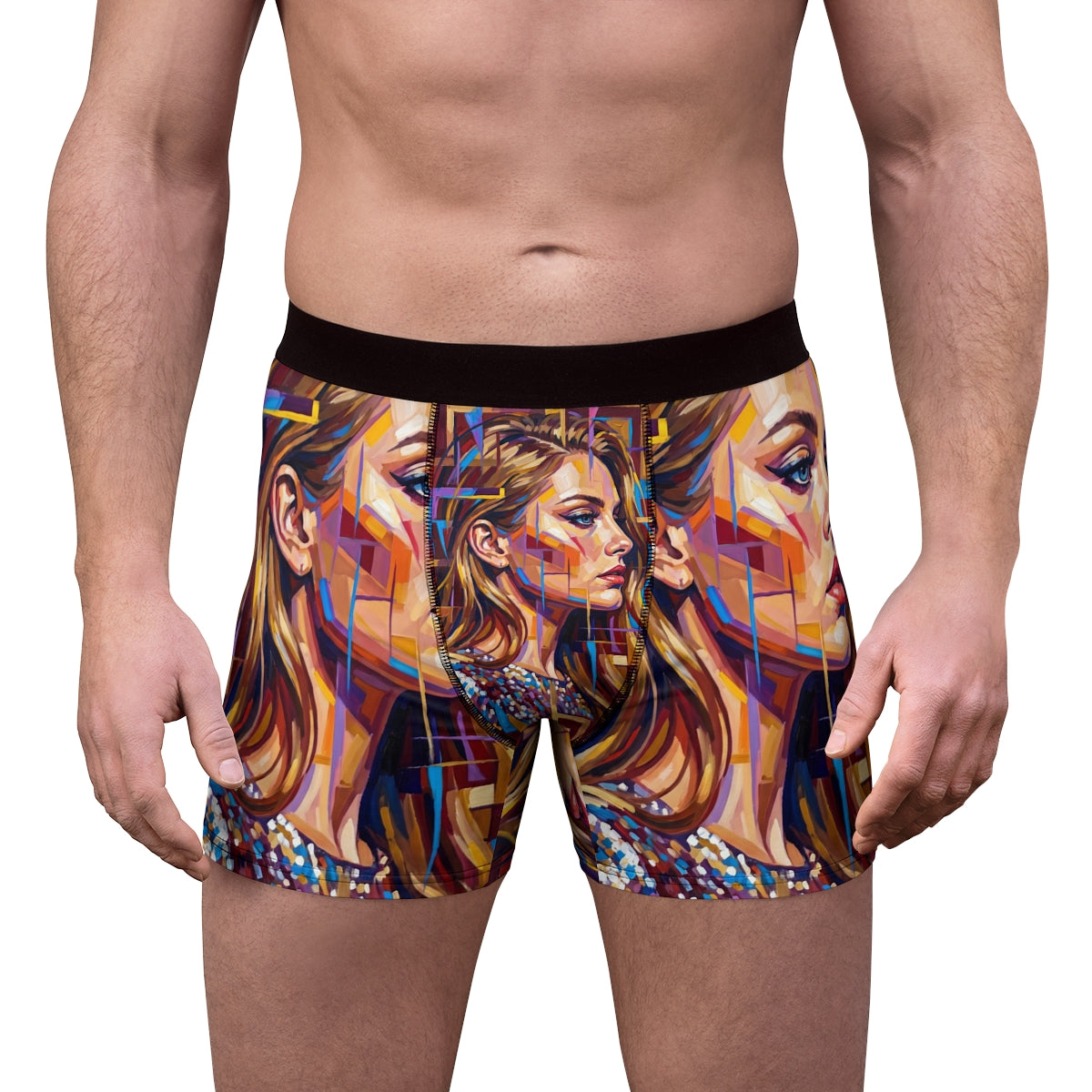 Men's Boxer Briefs - Shattered Elegance | Echovira Gallery