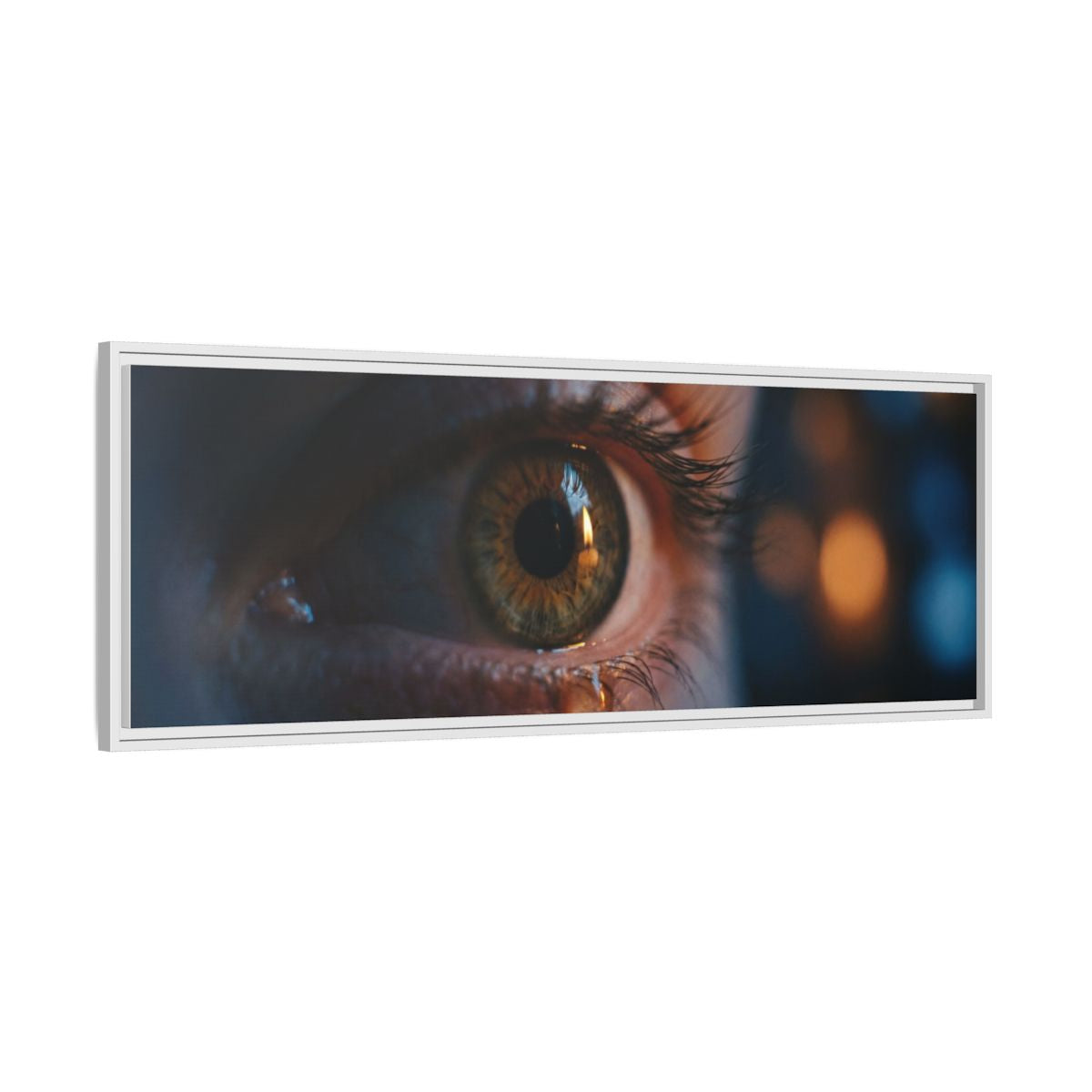Framed Matte Canvas - Mystic Eye — White / 1.25"