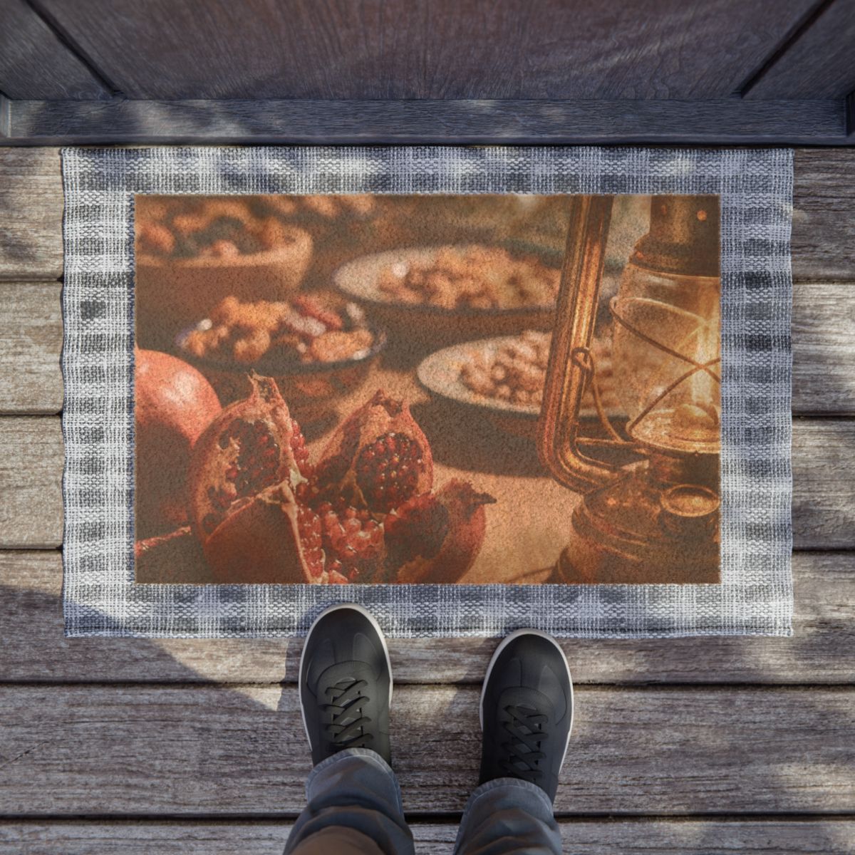 Doormat - Twilight Harvest Welcome | Echovira Gallery