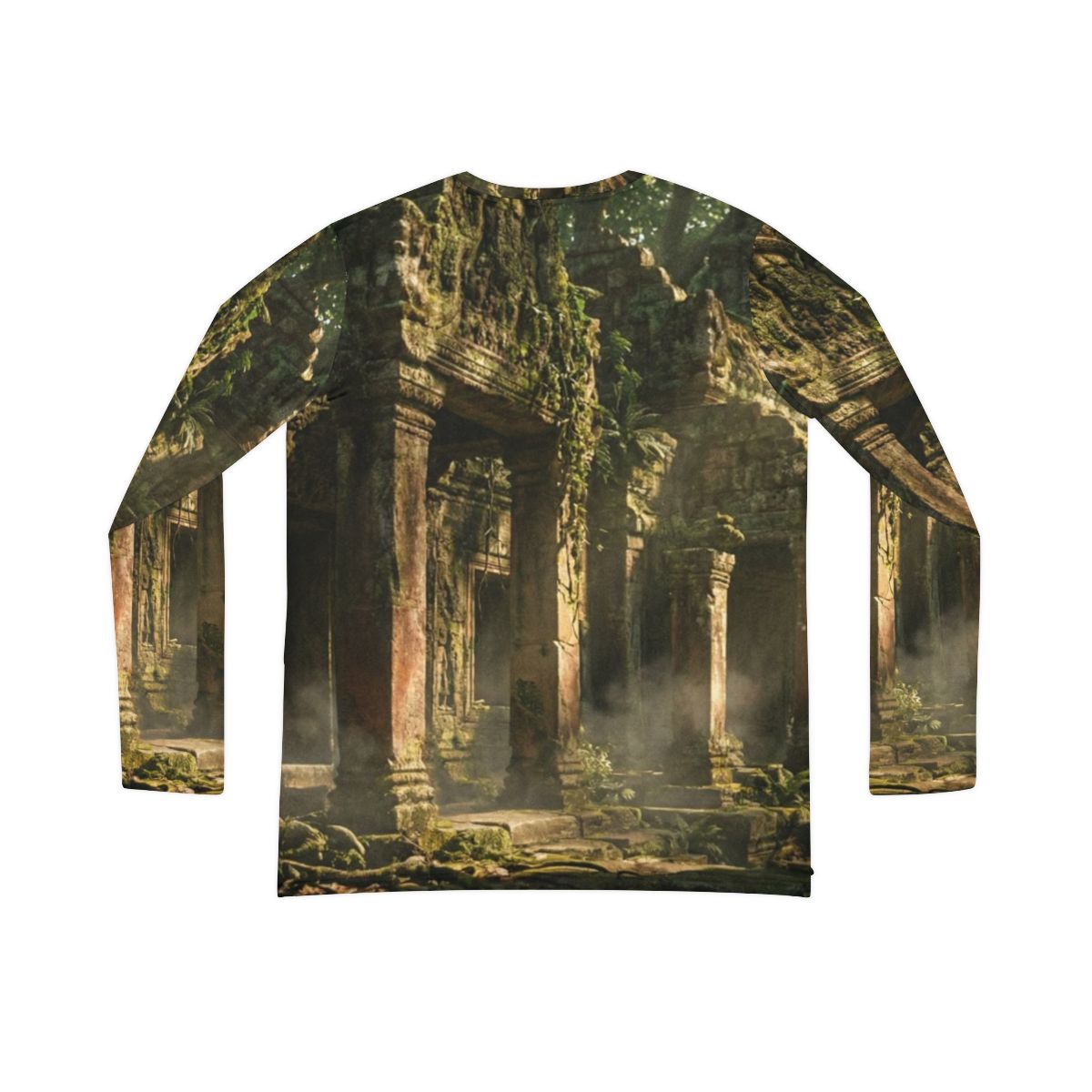 Women's V-Neck Shirt - Ancient Sanctuary | Echovira Gallery