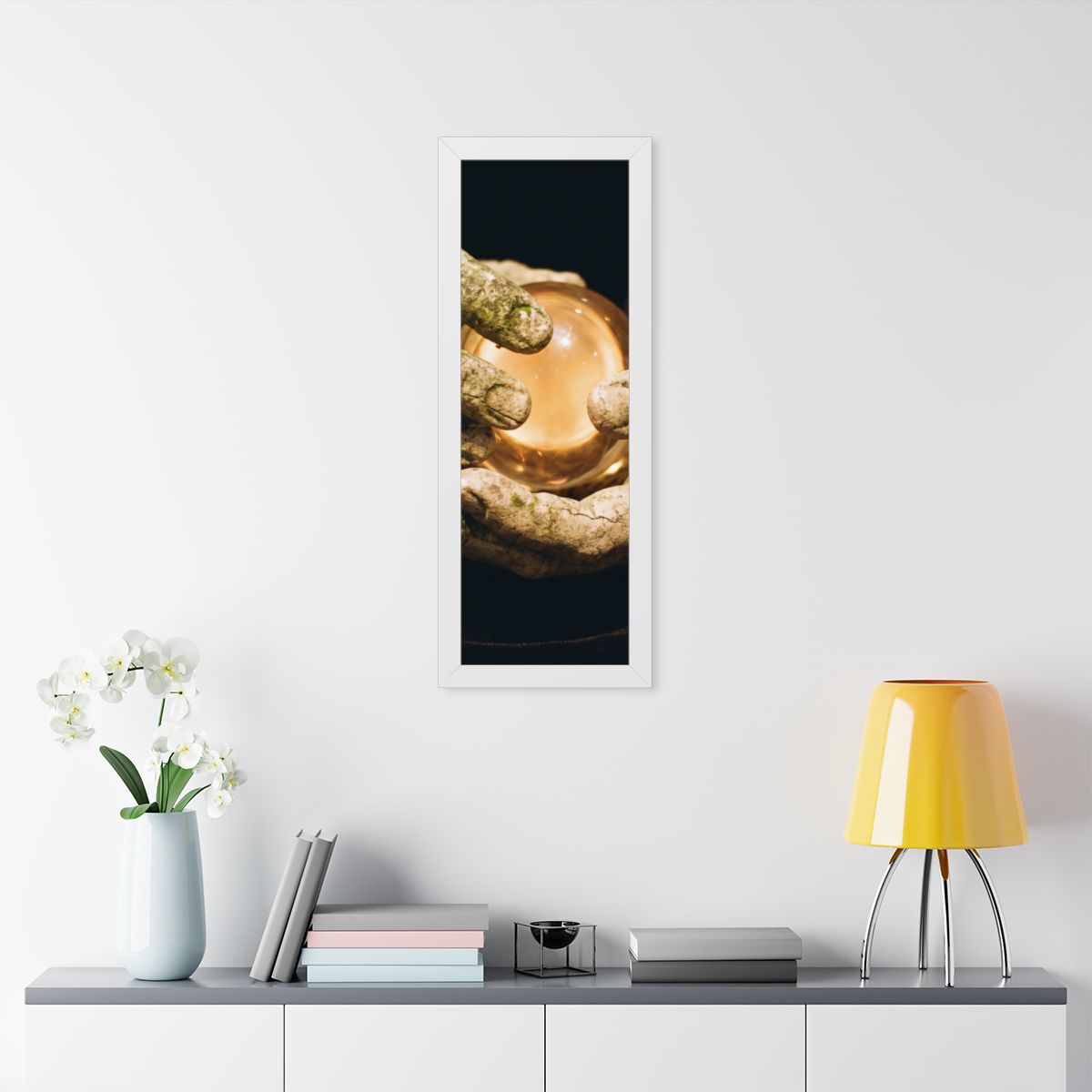 Framed Vertical Poster - Ancient Sight — White (11×14... |...