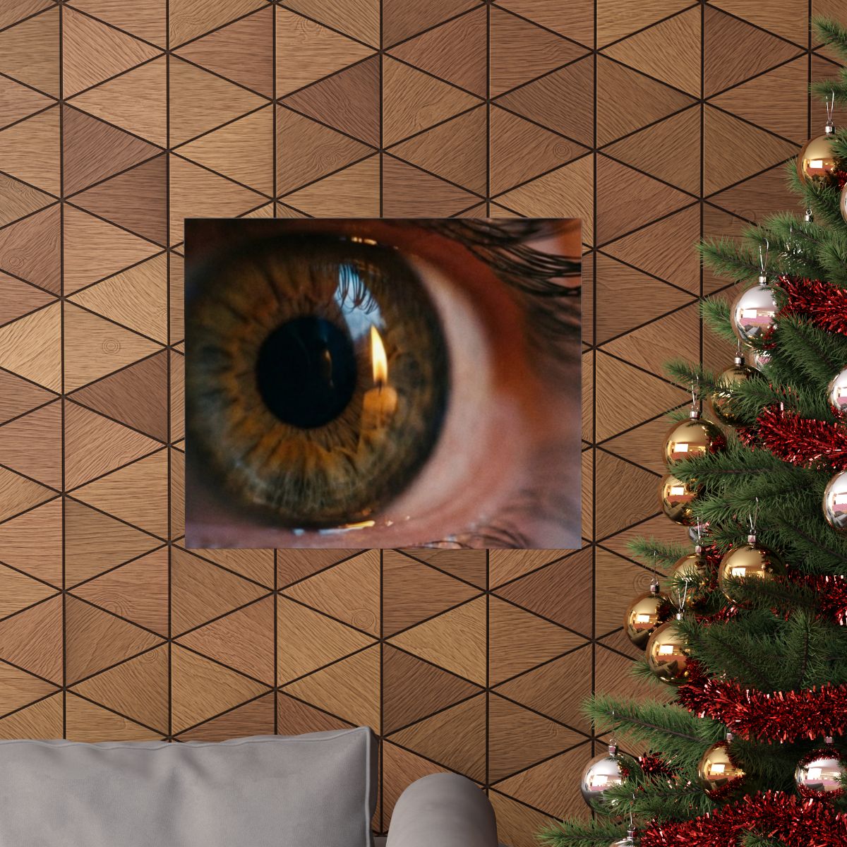 Matte Horizontal Posters - Amber Iris Reflection Fine Art......