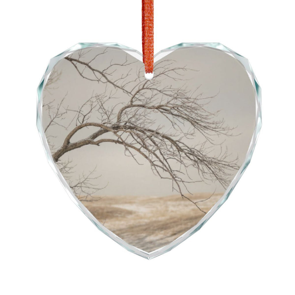 Glass Ornament - Serene Winter Tree