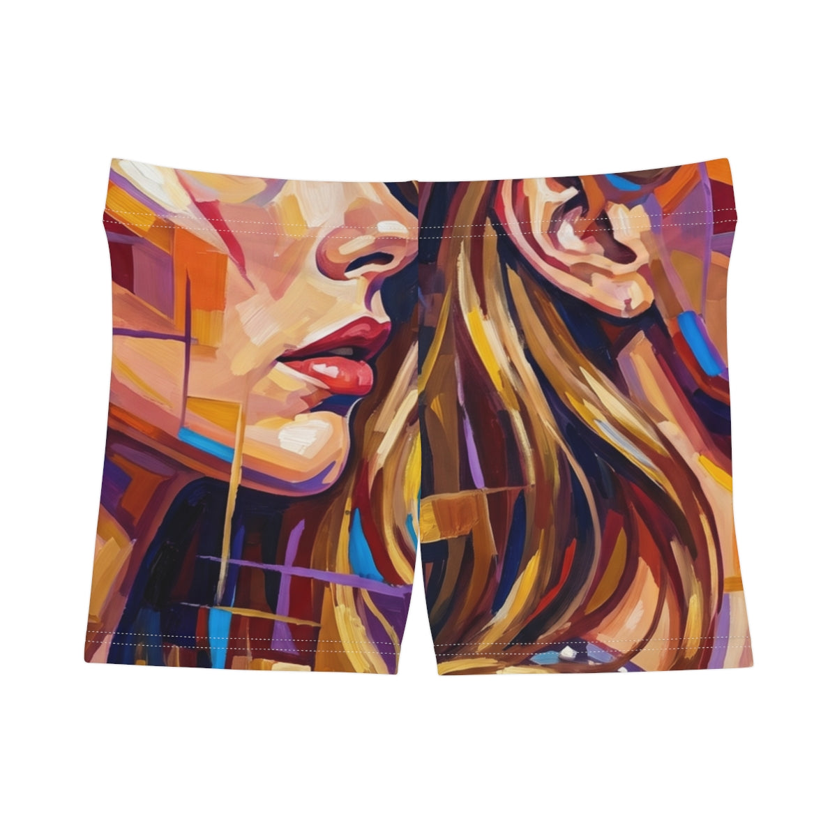 Women's Shorts - Shattered Elegance | Echovira Gallery
