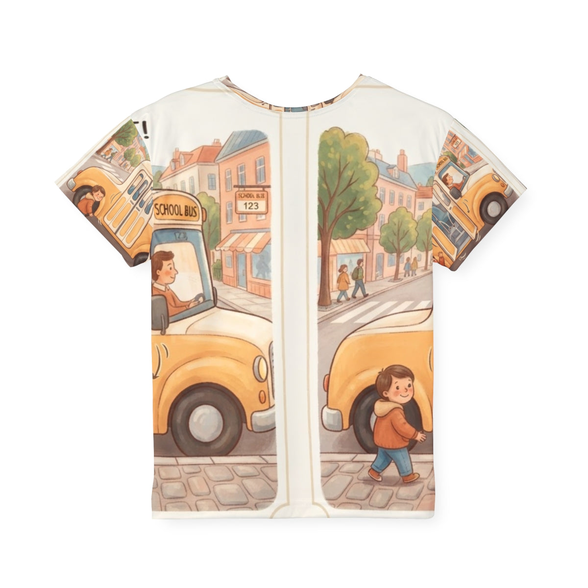 Kids Sports Jersey - School Bus Team Route | Echovira...