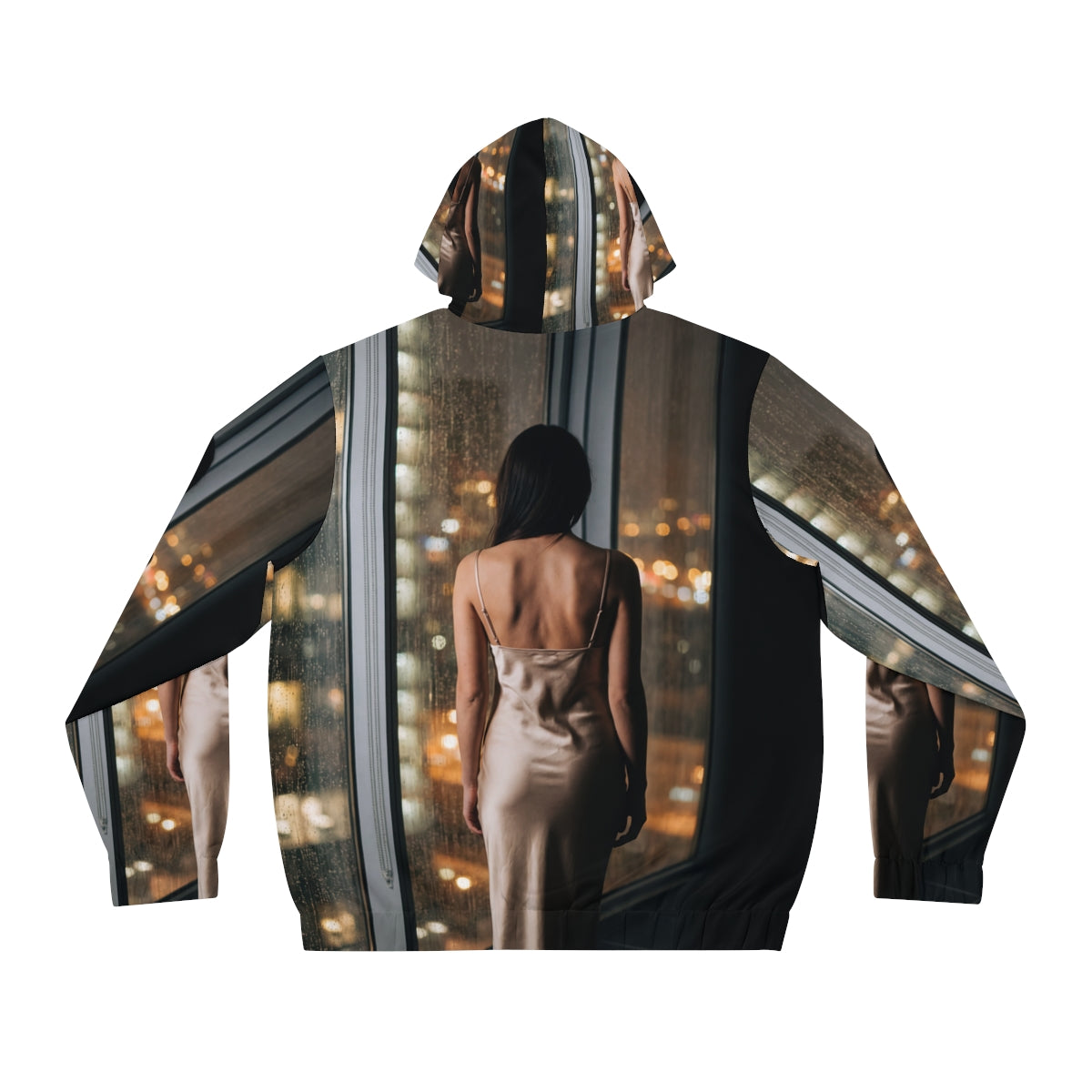Men's Full-Zip Hoodie - Urban Solitude