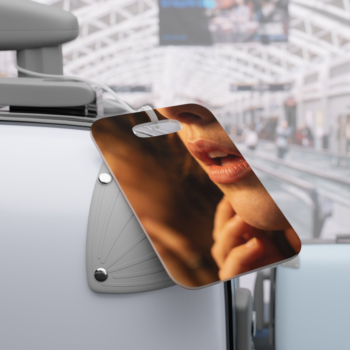 Luggage Tag - Amber Reflection Glow | Echovira Gallery