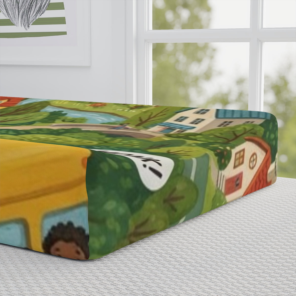 Baby Changing Pad Cover - Sunny Village | Echovira Gallery