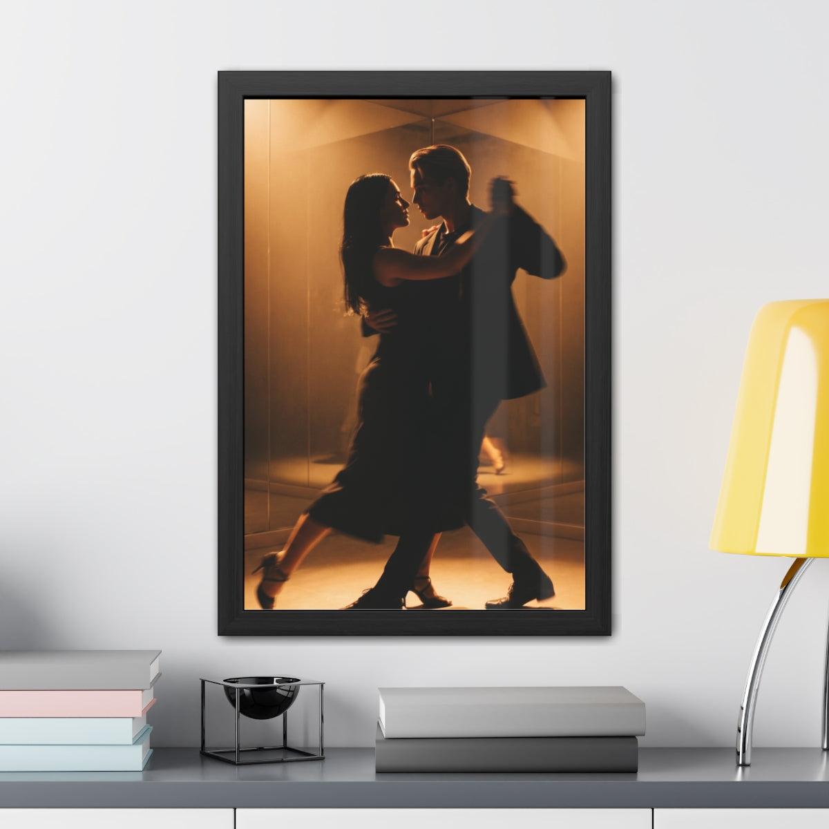 Golden Hour Tango Framed Poster — Portrait (8×12, 9×11... |...