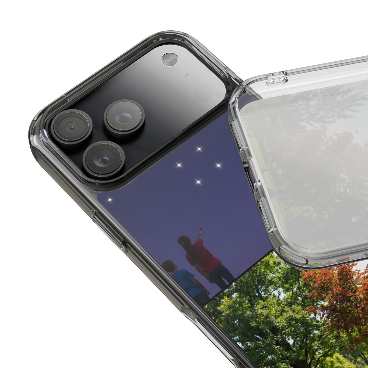 Clear Impact-Resistant Cases - Stardust & Forest Discovery |...