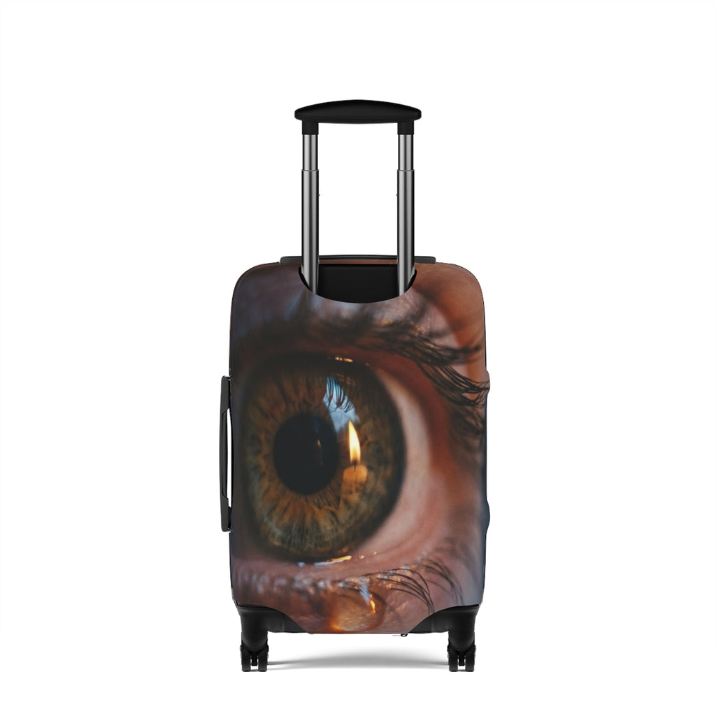 Luggage Cover - Amber Iris Reflection Fine Art Print |...