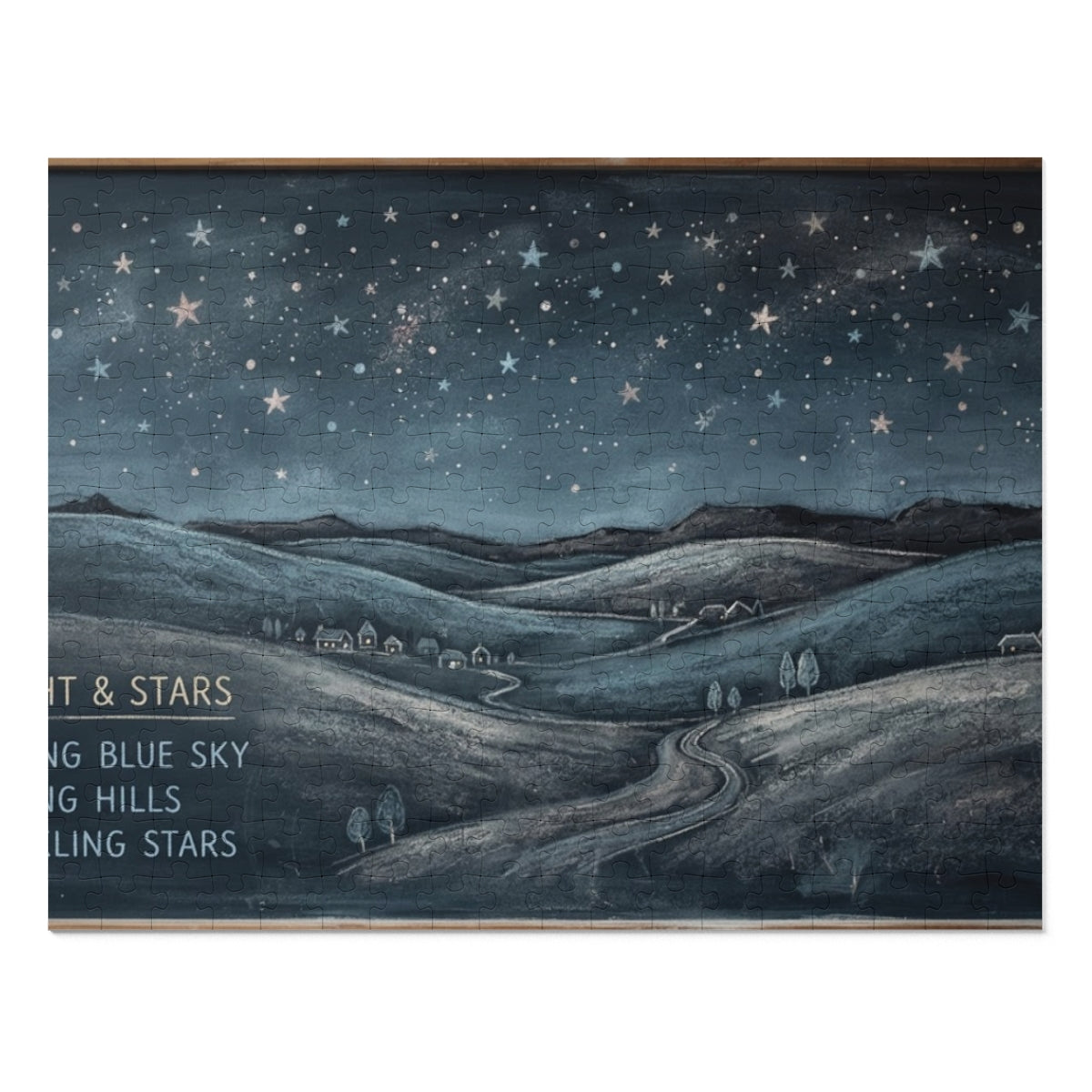 Jigsaw Puzzle with Tin - Twilight Hills Night (30, 110, 252...