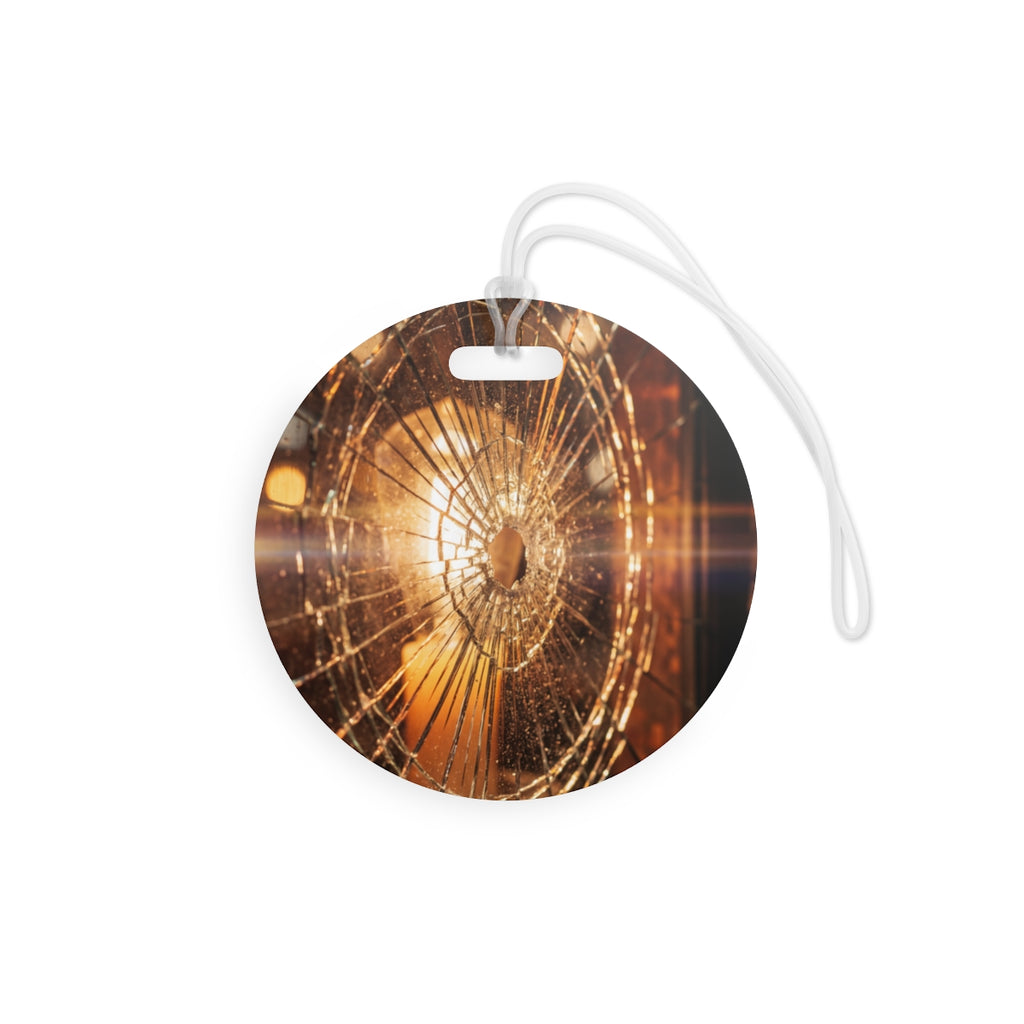 Luggage Tags - Moody Fractured Glass