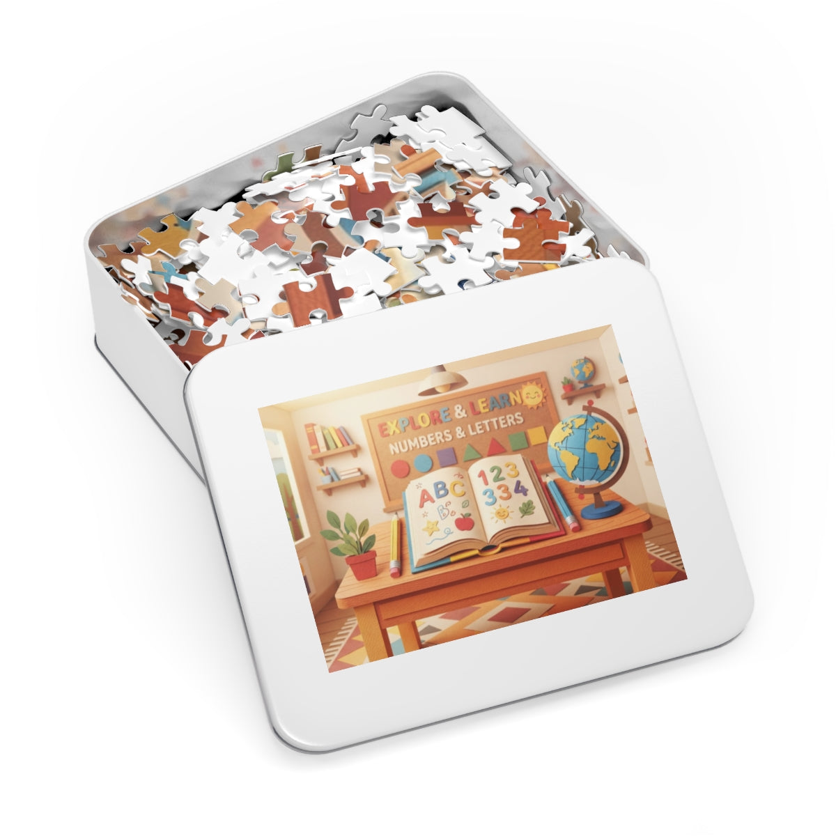 Jigsaw Puzzle with Tin - Playful Classroom Papercraft... |...