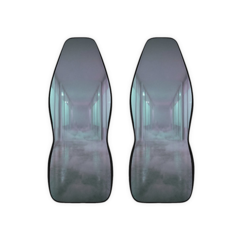 Polyester Car Seat Covers - Liminal Corridor Fog Art Print |...