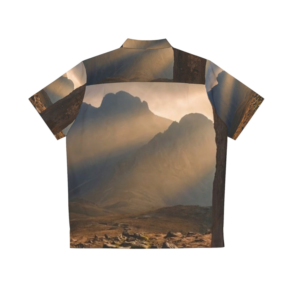 Men's Hawaiian Shirt - Mystic Monolith Ancient Persian... |...