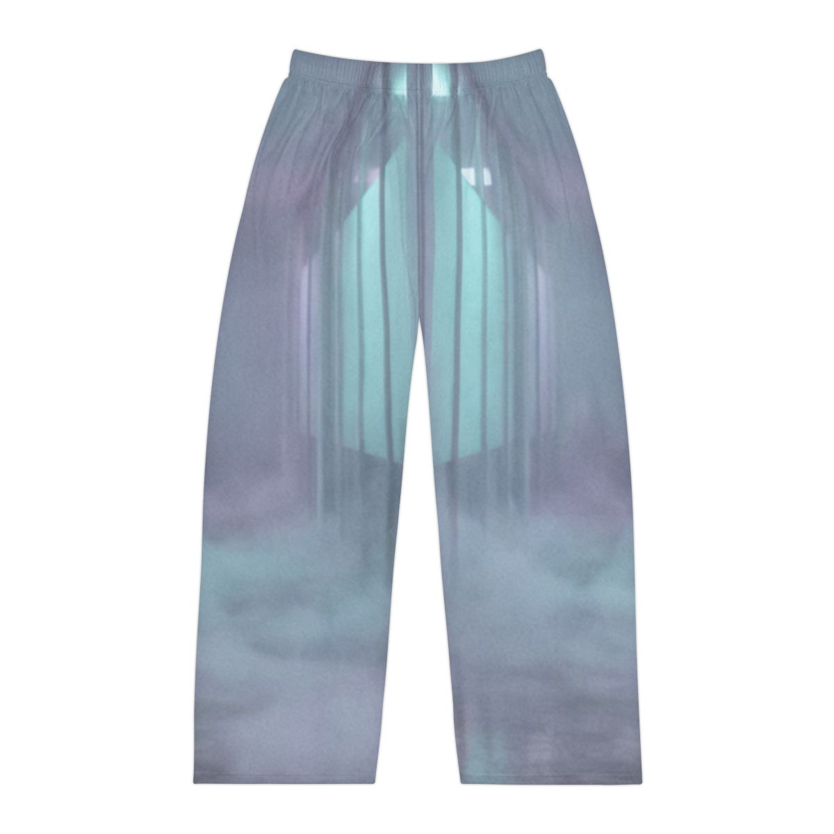 Men's Pajama Pants - Liminal Corridor Fog Art Print |...