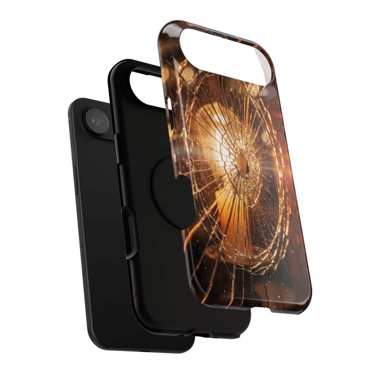 Impact-Resistant Case - Shattered Amber