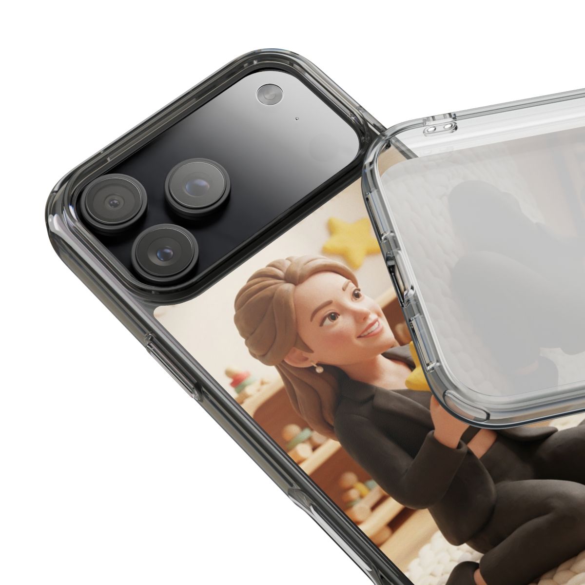 Clear Impact-Resistant Cases - Clear Phone Case - Sculpted...