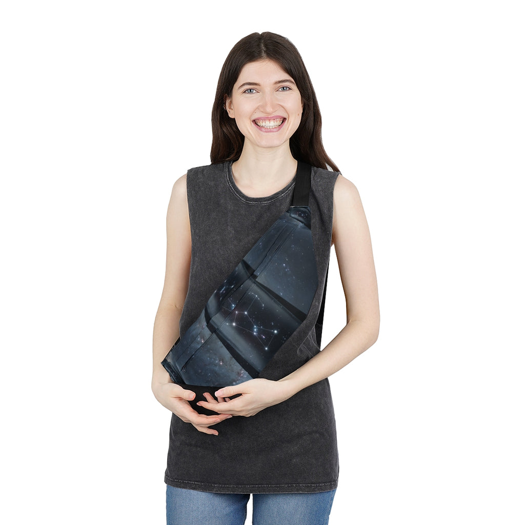 Large Fanny Pack - Cosmic Sentinel Orion Constellation Art |...