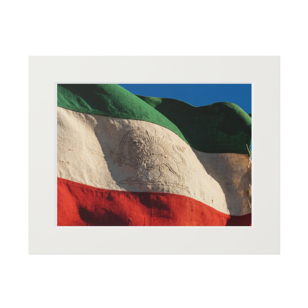 Fine Art Print - Persian Lion Flag — Landscape