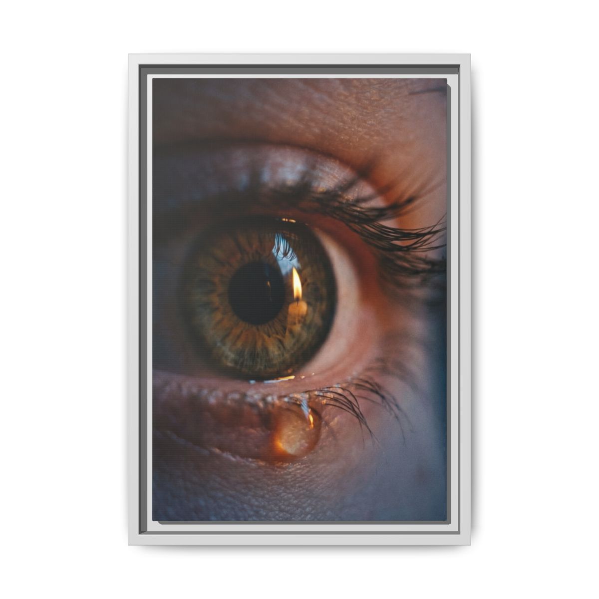 Matte Canvas, Framed - Luminous Tear