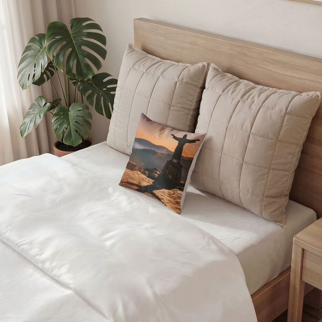 Poly Velvet Pillow - Twilight Summit | Echovira Gallery