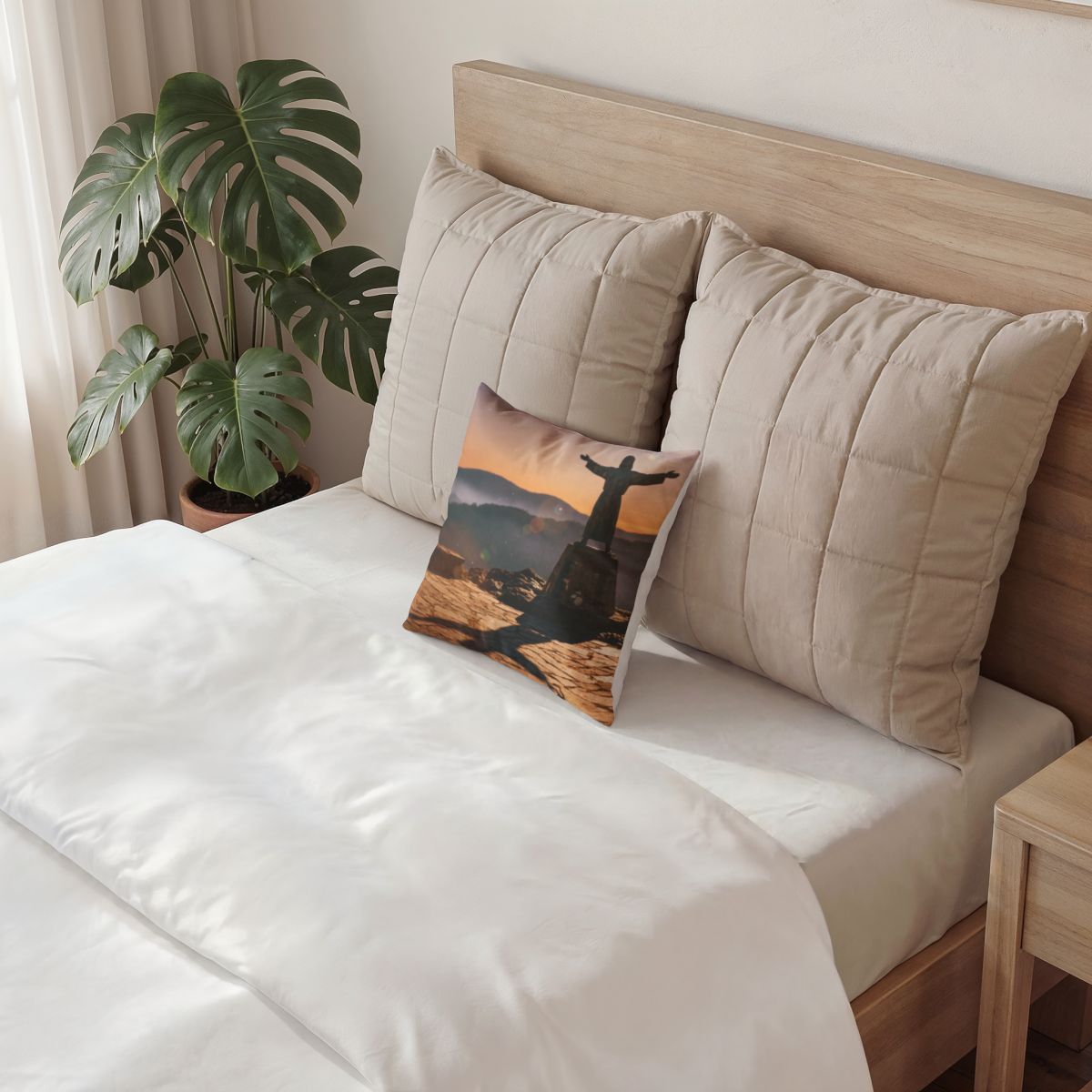 Poly Velvet Pillow - Twilight Summit | Echovira Gallery